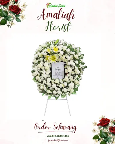 Krans Bunga Duka Cita di Daleman Kidul