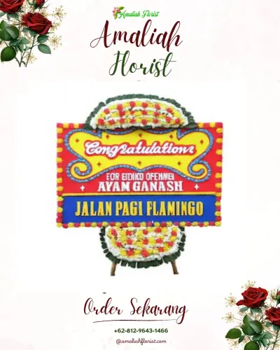 Bunga Papan Congratulation di Daleman Kidul